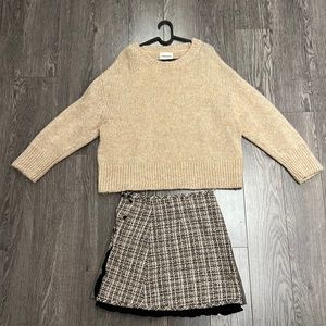HM cream wool/alpaca blend sweater